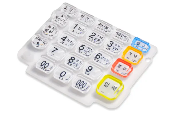 POS 금융 단말기용 크리스탈 버튼